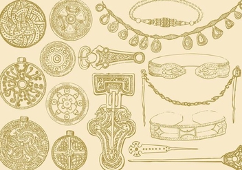 Celtic Jewelry - Kostenloses vector #383861